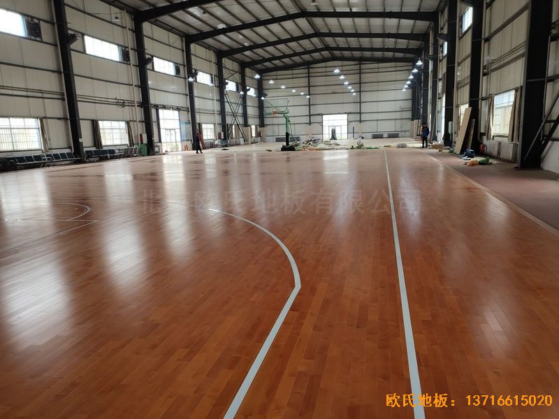 山東臨沂市監(jiān)獄體育木地板施工案例