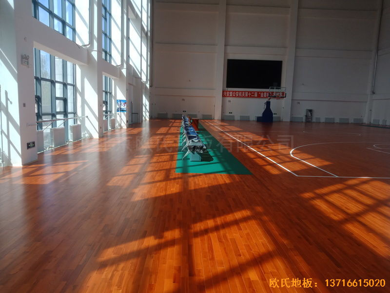 烏蘭浩特興安盟公安局運動地板施工案例