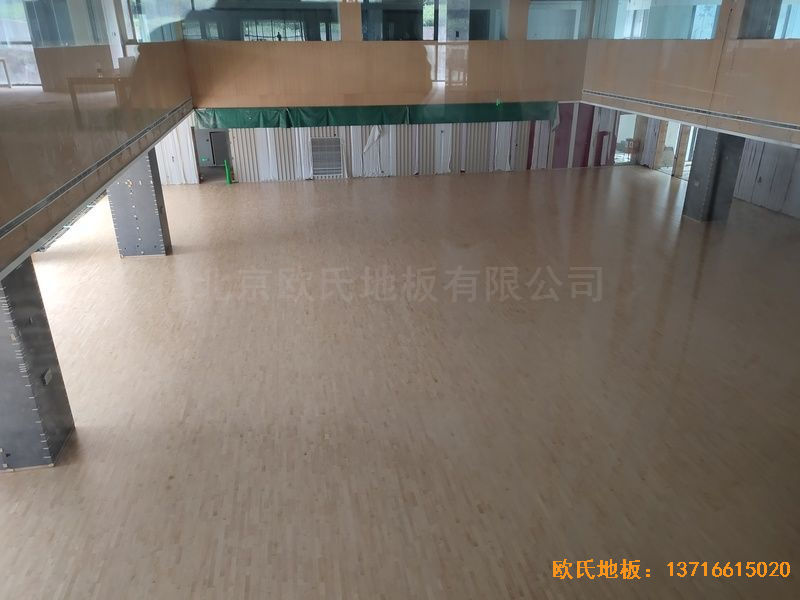 杭州26號(hào)地商務(wù)金融運(yùn)動(dòng)木地板施工案例