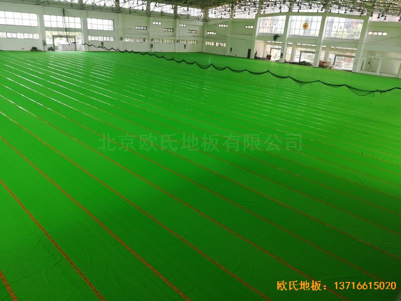 武漢體育學院體育地板安裝案例