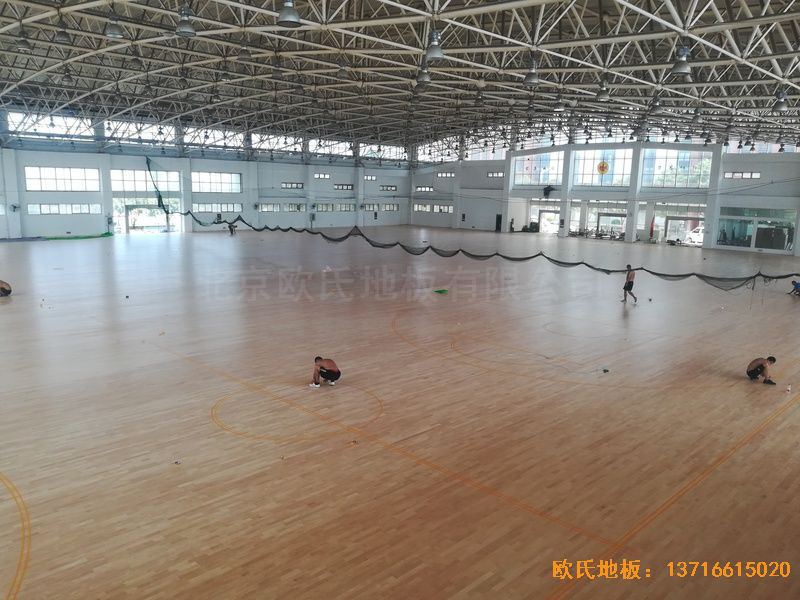 武漢體育學院體育地板安裝案例