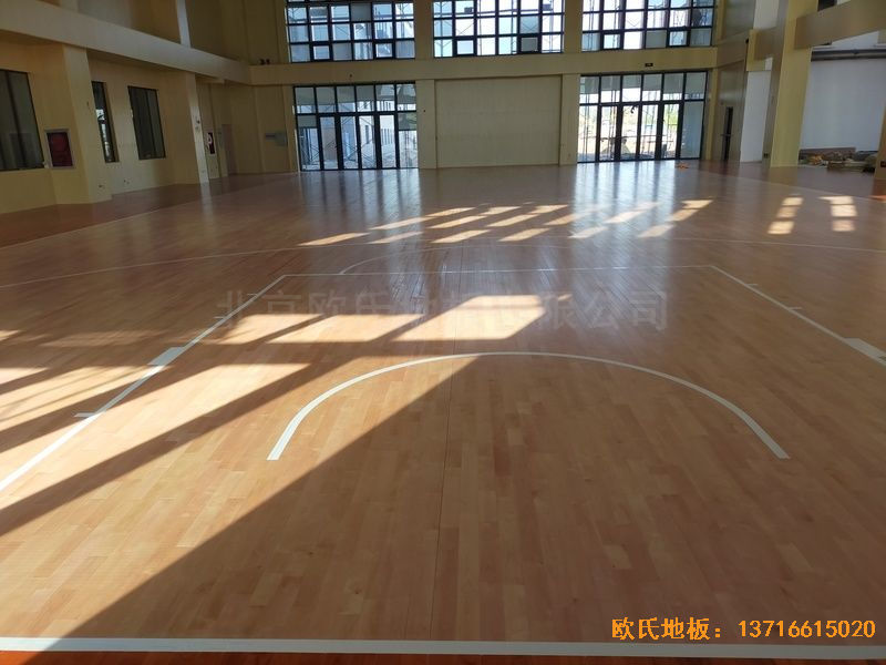 江蘇連云港消防隊運動地板鋪裝案例