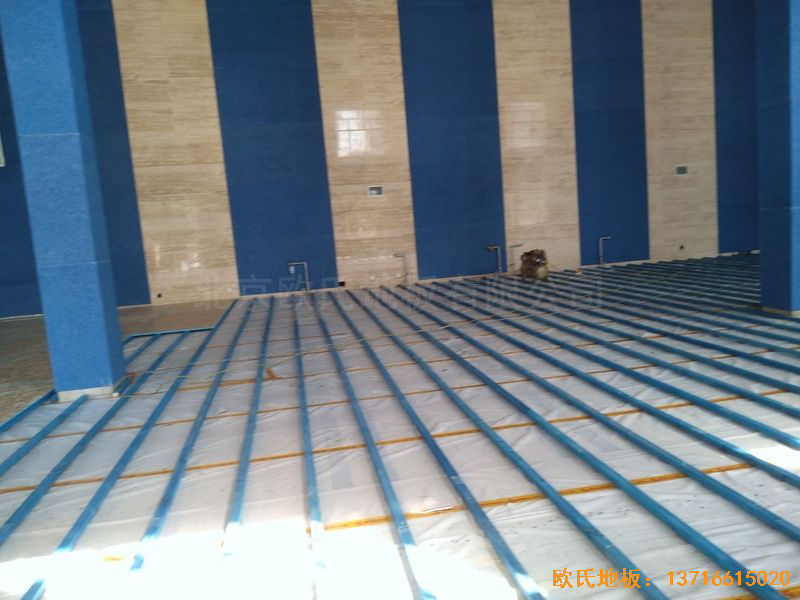 內蒙古赤峰中國稅務總局職工活動中心運動木地板施工案例