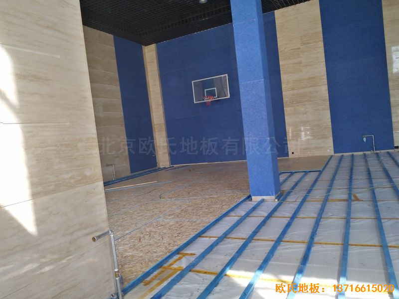 內蒙古赤峰中國稅務總局職工活動中心運動木地板施工案例