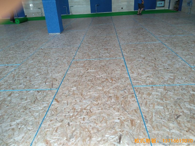 內蒙古赤峰中國稅務總局職工活動中心運動木地板施工案例