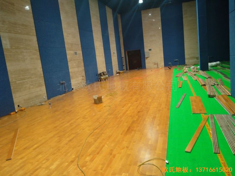 內蒙古赤峰中國稅務總局職工活動中心運動木地板施工案例