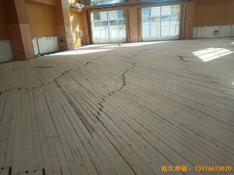 北京大興區(qū)團河路98號運動地板安裝案例