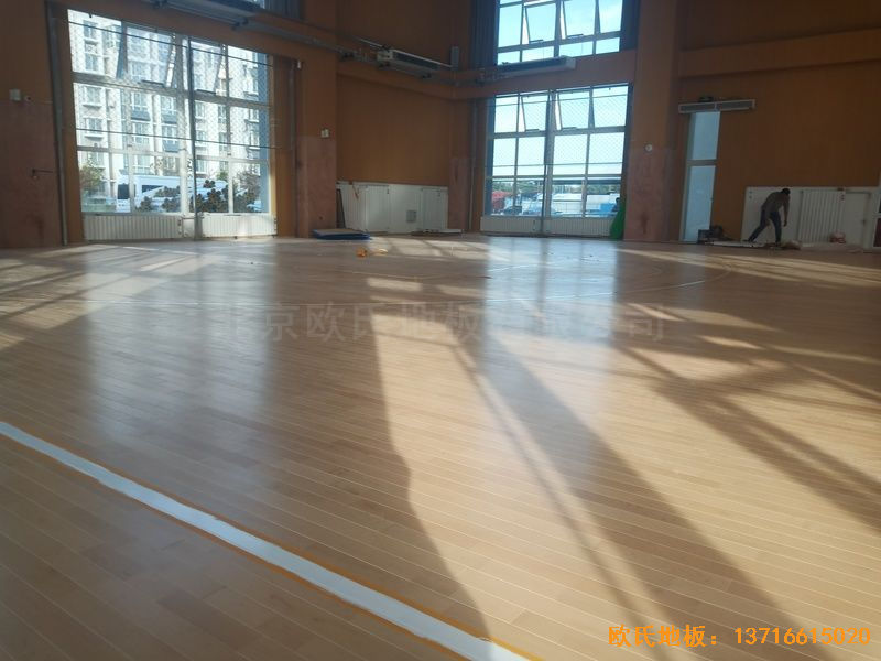 北京大興區(qū)團河路98號運動地板安裝案例