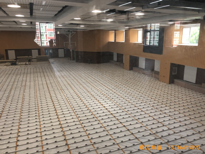 北京昌平新東方體育館運動地板鋪裝案例2