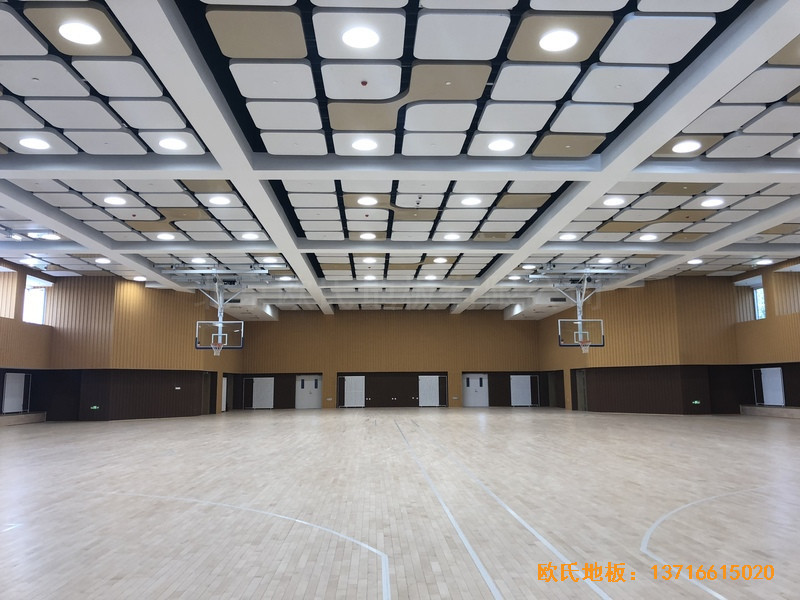 北京昌平新東方體育館運動地板鋪裝案例4