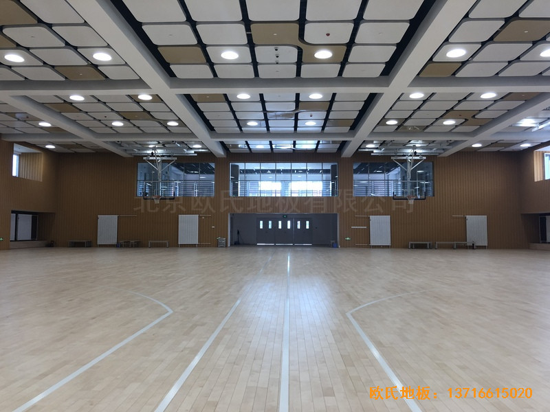 北京昌平新東方體育館運動地板鋪裝案例5