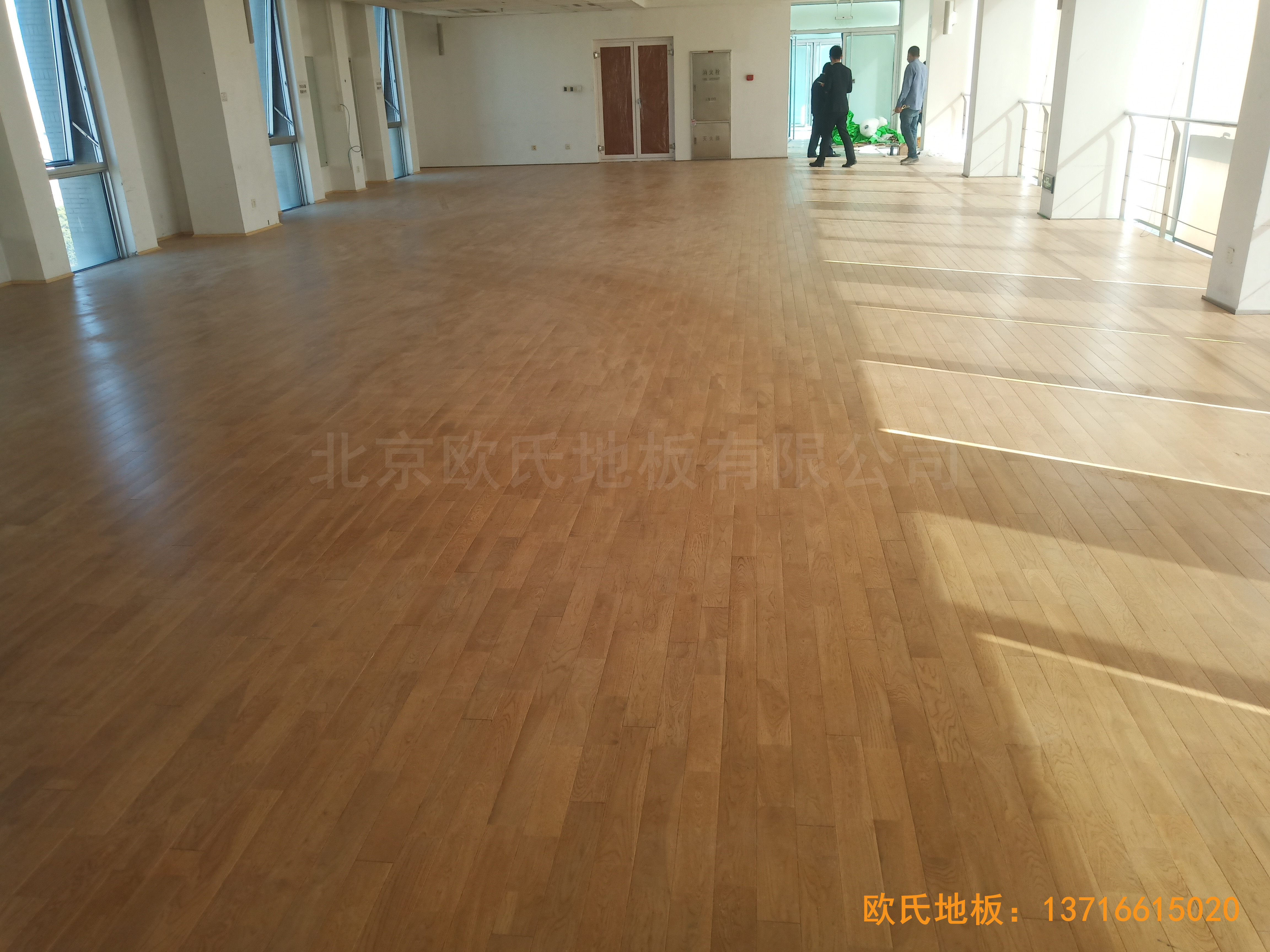 中國科學(xué)院技術(shù)研究所運(yùn)動館體育木地板鋪裝案例5