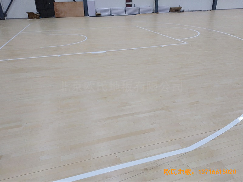 杭州蕭山電力分公司文體中心體育木地板安裝案例3