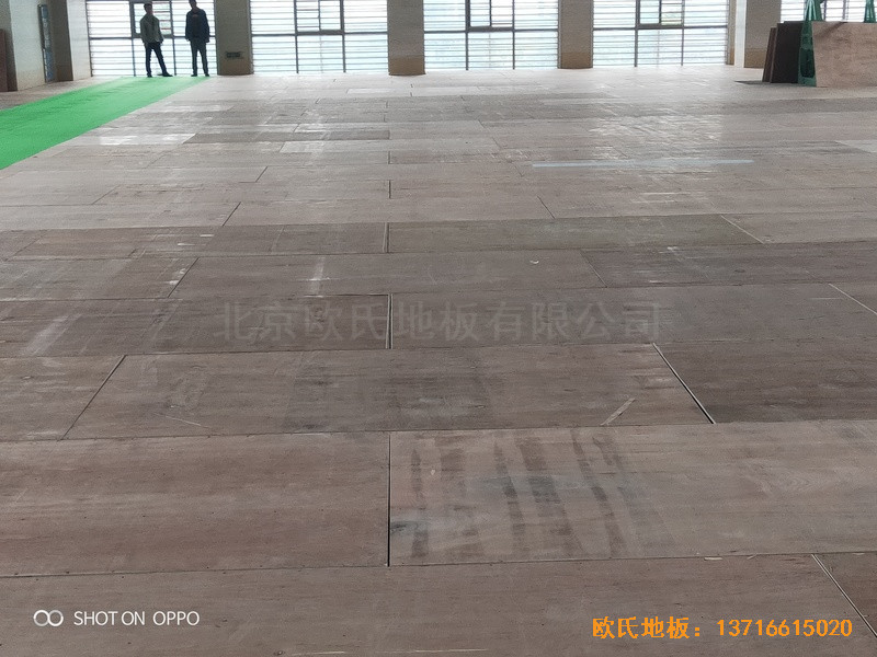江蘇三井實(shí)驗(yàn)小學(xué)籃球館體育地板鋪設(shè)案例2