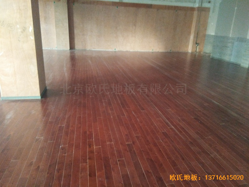 臨沂飛天舞蹈學校體育地板鋪裝案例4