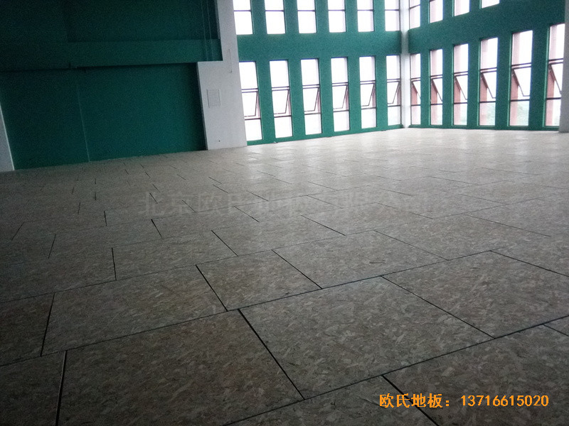 江蘇南京漢風(fēng)公司籃球館體育地板鋪設(shè)案例3
