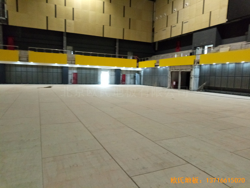 江蘇揚州市廣陵區(qū)體操館運動地板鋪裝案例2