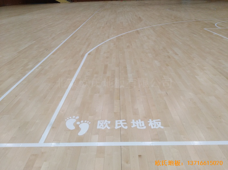 浙江三門(mén)核電站體育館運(yùn)動(dòng)地板安裝案例3