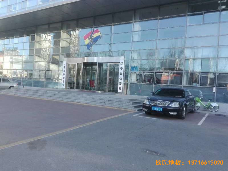 遼寧體育局女子散打館體育地板鋪設(shè)案例0