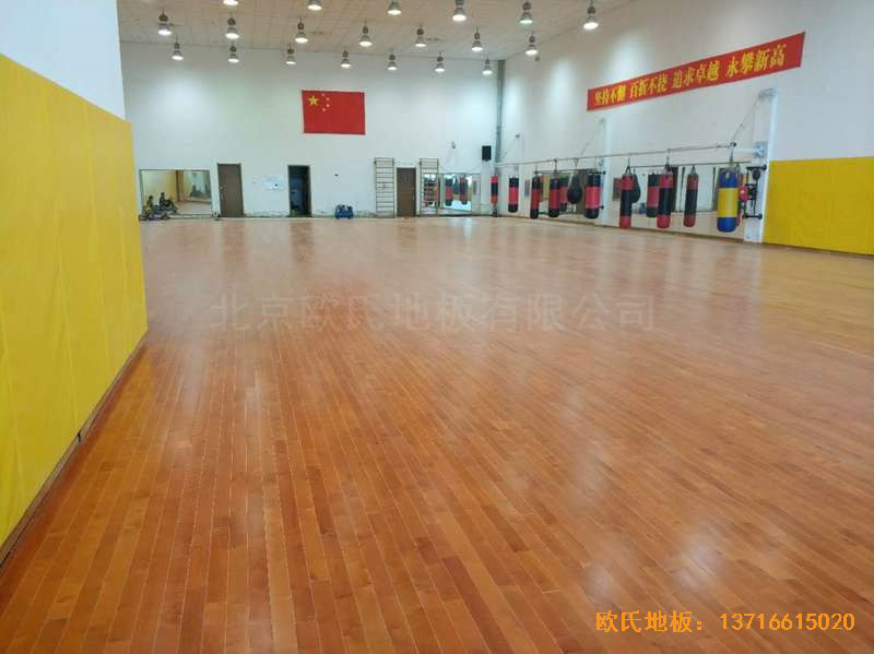 遼寧體育局女子散打館體育地板鋪設(shè)案例5