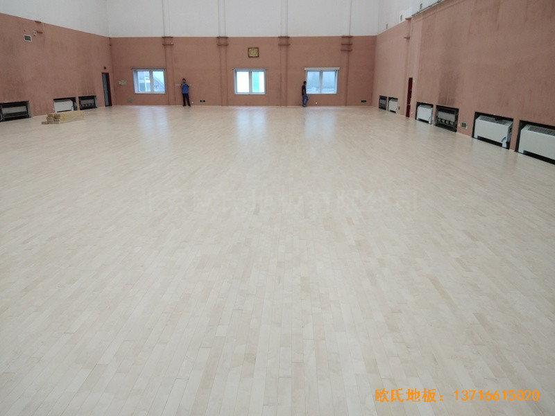 北京建國(guó)路75號(hào)熱電公司運(yùn)動(dòng)館運(yùn)動(dòng)木地板施工案例5