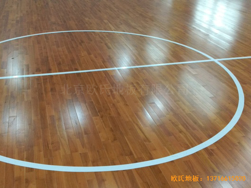 南京江寧區(qū)籃球俱樂(lè)部體育地板施工案例4