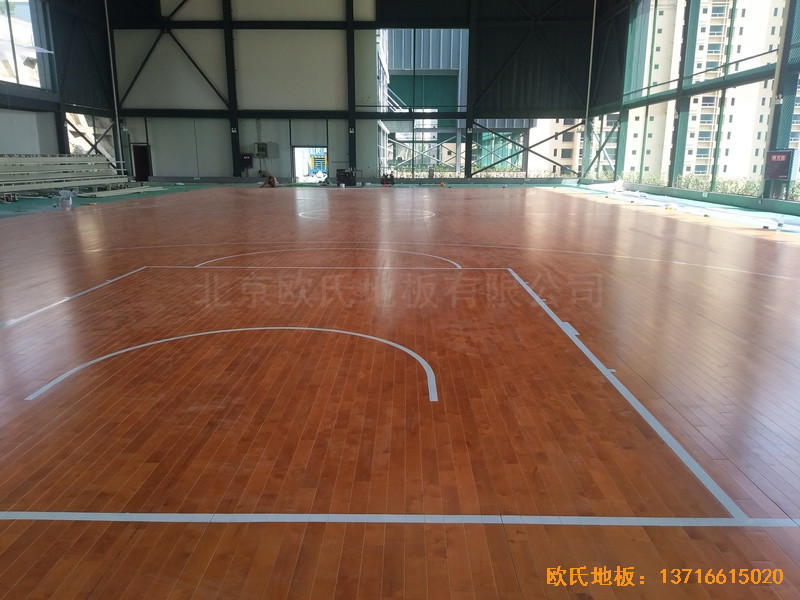 四川瀘州合江縣人民法院籃球館運動木地板鋪設(shè)案例1