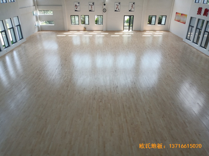 寧波中國石油儲蓄基地運(yùn)動館運(yùn)動地板安裝案例5