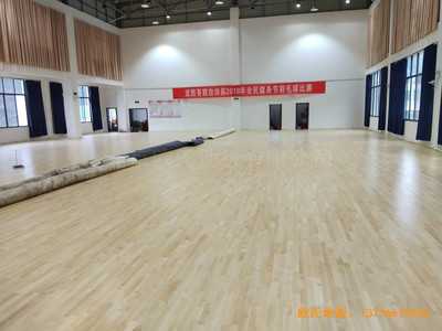 廣西龍勝縣黨校運(yùn)動(dòng)館運(yùn)動(dòng)地板施工案例