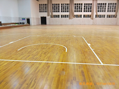 江蘇宿遷消防支隊(duì)籃球館體育地板鋪設(shè)案例