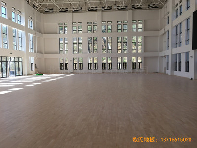 河南南陽南召縣天池電站運動館運動地板鋪裝案例