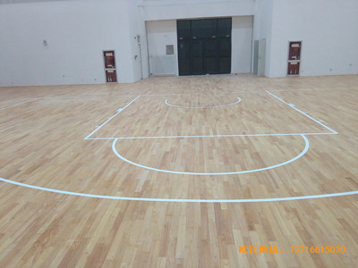 銀川北師大銀川小學(xué)籃球館運(yùn)動(dòng)地板鋪設(shè)案例