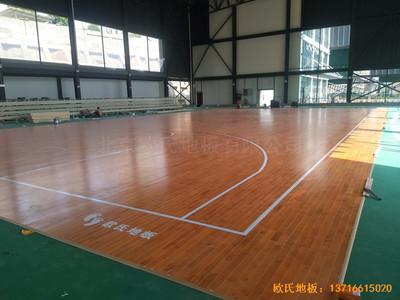 四川瀘州合江縣人民法院籃球館運動木地板鋪設(shè)案例