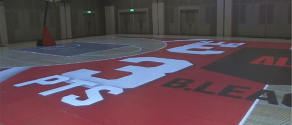 led藍球地板