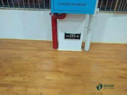 一般籃球體育木地板施工